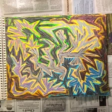 Drawing 11X14" Oil Pastel on Paper