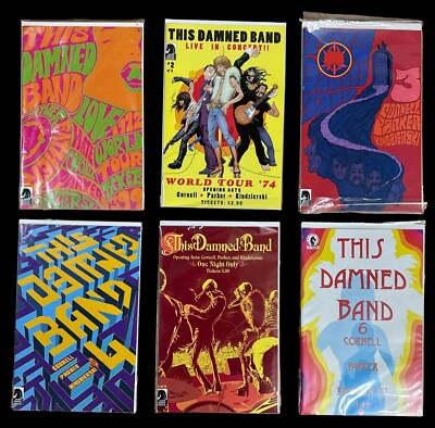 THIS DAMNED BAND #1-6 Hi Grade Rock & Roll Comics Full Series Dark Horse 2015