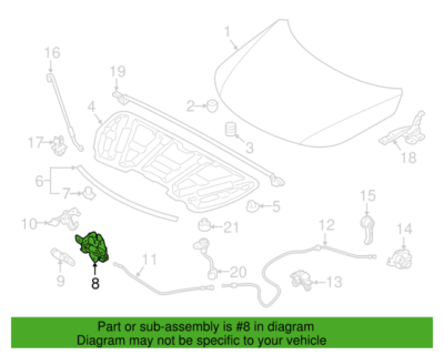 OEM 811302T000 GENUINE Hood Latch K Fit For KIA OPTIMA / OPTMA - Foto 7