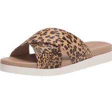 Amazon Essentials Sandal Women's Criss Cross Women s size 6 Leopard Print
