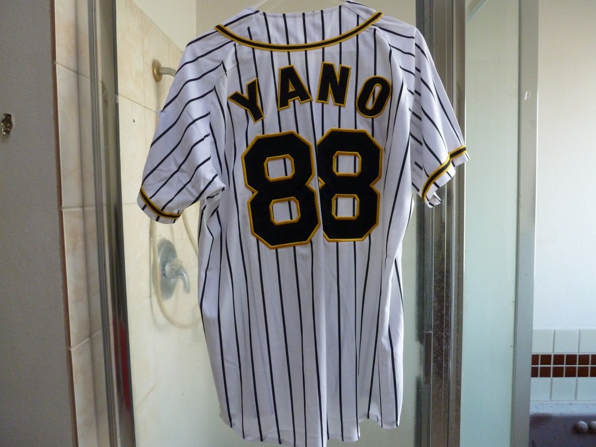 NEW MIZUNO Japan NPB HANSHIN TIGERS Baseball Jersey WHITE/Black