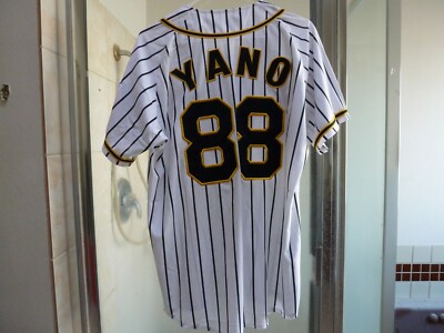 NEW MIZUNO Japan NPB HANSHIN TIGERS Baseball Jersey WHITE/Black