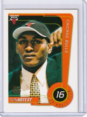 1999-00 Topps Metta World Peace Ron Artest #113 Rookie RC