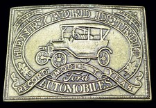 Ford Model T Antique Car Automobile Vintage Belt Buckle