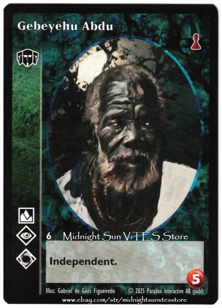 Gebeyehu Abdu Hecata New Blood V:TES VTES Vampire CCG