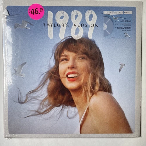 Taylor Swift 1989 (Taylor's Version) Crystal Skies Blue Edition Vinyl TORN SEAL