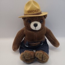 Smokey the Bear 7" Plush Kids Preferred 2000 U.S. Forest w/ Hat and Belt