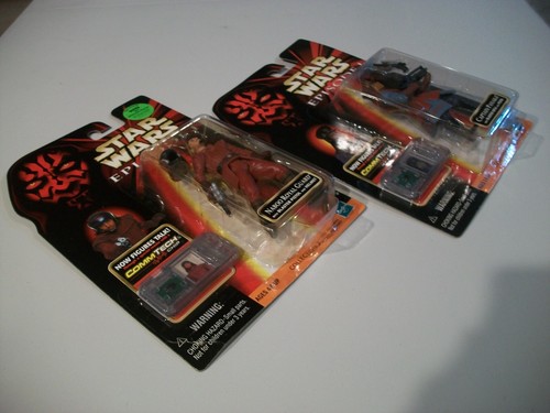 Star Wars Episode 1 CAPTAIN PANAKA & NABOO ROYAL GUARD CommTech Talking Figures - Picture 3 of 4