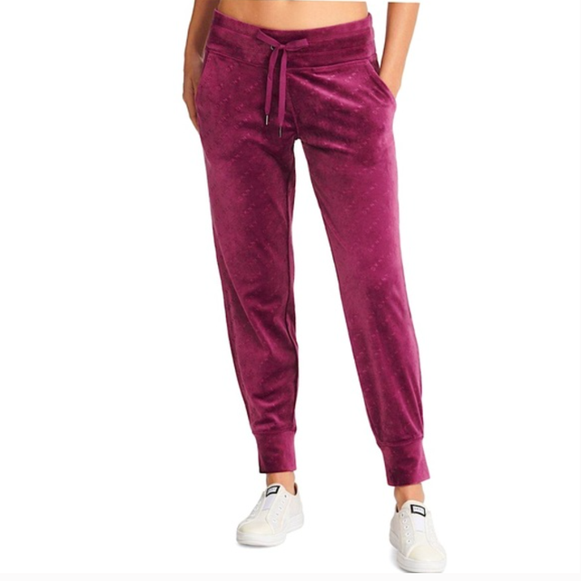 Women's DKNY Sport Velour Logo-Print 