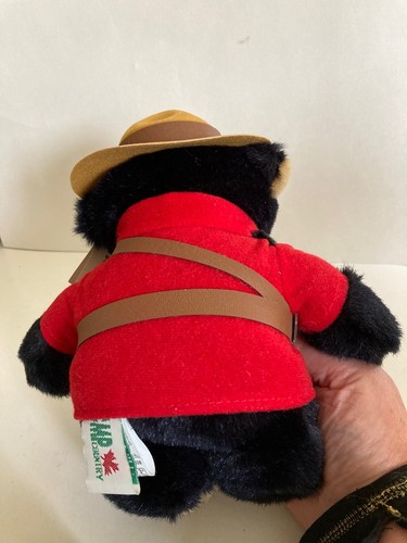 Wild Wonders RCMP Country Sitting Bear Plush Royal Canadian Mounted Police 8” - Picture 4 of 8