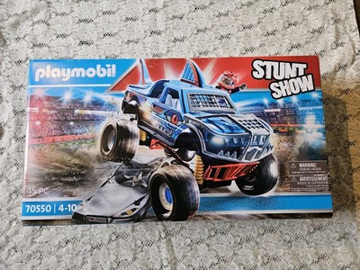 NEW Playmobil Stunt Show Shark Truck 70550 FREE US SHIPPING  Monster Truck