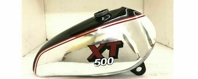 YAMAHA XT TT 500 Black & Chorme Fuel Petrol Tank (Steel ...