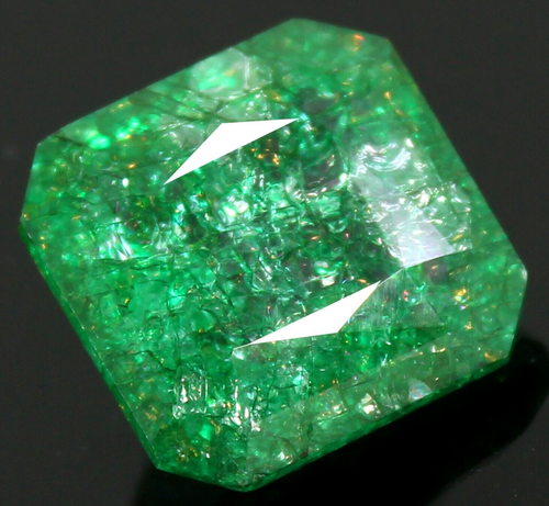 Pierre Précieuse Brute Naturelle - Émeraude Verte Certifiée 45,66 Ct - Colombie