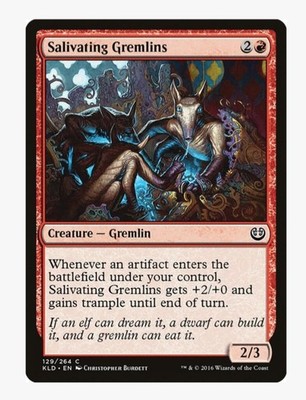 Salivating Gremlins | Kaladesh KLD | Pauper Staple | Affinity Kuldotha Finisher 