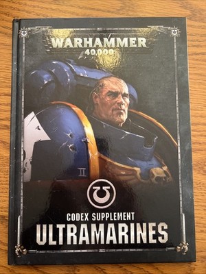 Warhammer 40K Codex Supplement Ultramarines Games Workshop Hardcover Book