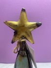 Colorful Metal Art Sculpture Christmas Tree Crafted Recycled Metal Star Topper — photo 3