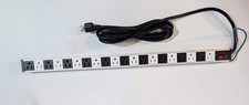20 Outlet Heavy Duty Power Strip Surge Protector 15 Foot Extension Cord 15 Amp