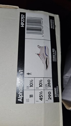 Adidas Alphaboost V1 HP2757 White UK 10.5 BNIB - Picture 10 of 10