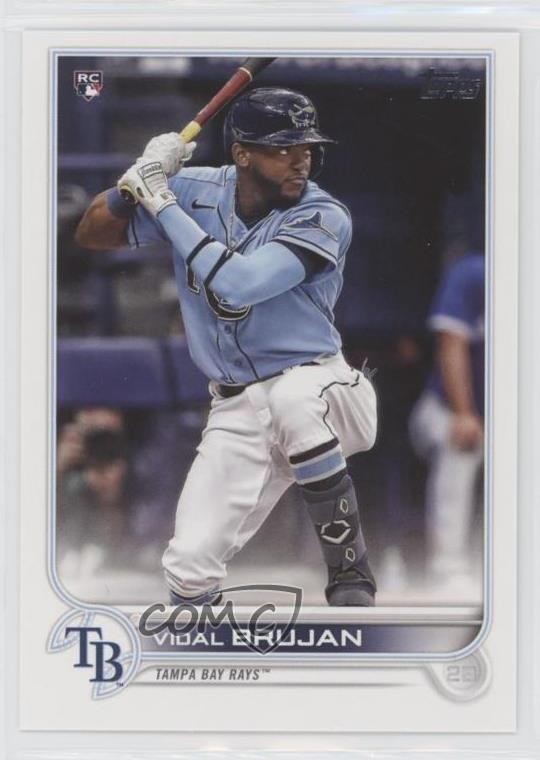 2022 Topps Series 1 Advanced Stats Back 203/300 Vidal Brujan #25 w6m