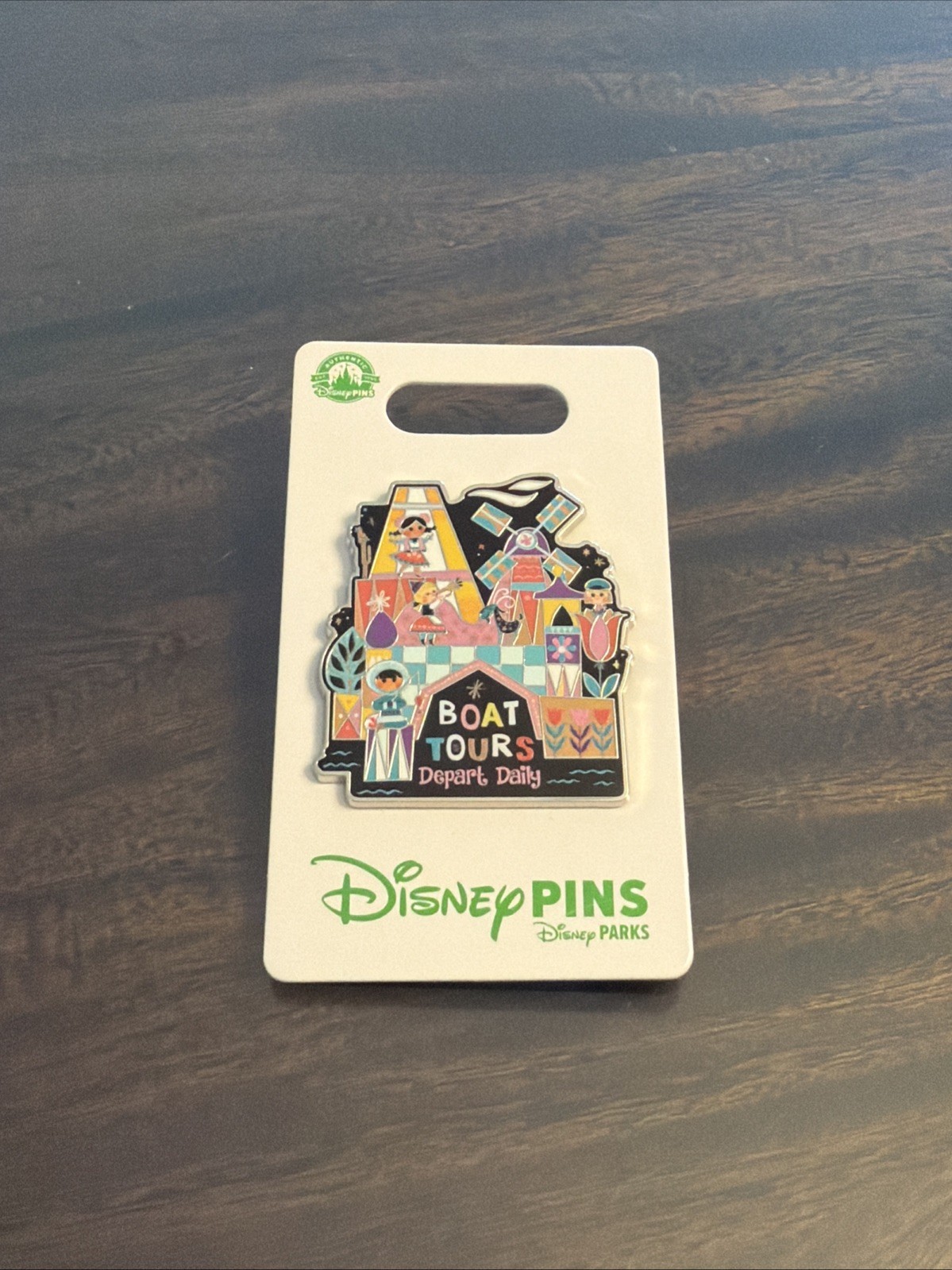 Disney Boat Tours Pin Its A Small World NEW