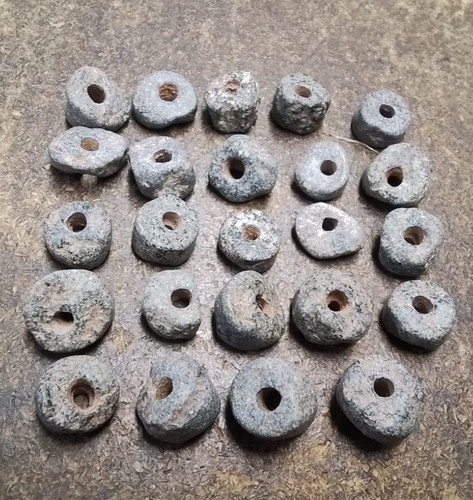 Antique Stone Beads Natural  West Africa African collectable