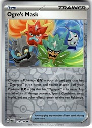 Ogre's Mask 118/131 Reverse Holo - Prismatic Evolutions Pokemon