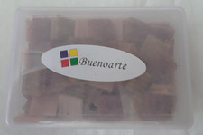 158 Lot Buenoarte Sugar Coated Tan Mini Tiles Mosaic Pieces for Craft Projects