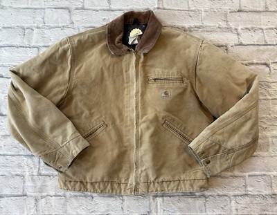 Vintage Carhartt Detroit Jacket Men's Size 44 Lined Blanket