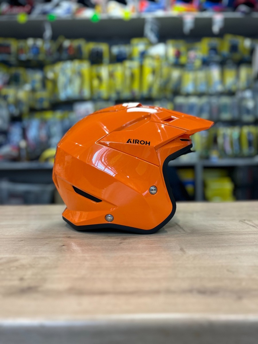 NEW AIROH KOMBAKT TRIALS HELMET EC2206 NEW 2026 ORANGE GLOSS