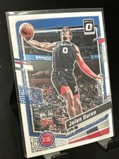 2023-24 Panini Donruss Optic - Jalen Duren #187 Holo Prizm Detroit Pistons