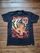 Into the Am Men's Astronaut L T-Shirt Graphic Print Summer Festival Holiday Vgc