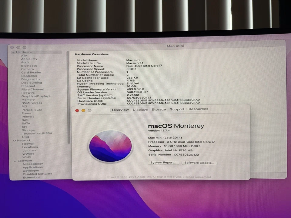 Apple Mac Mini Desktop | Intel i7 3GHz 16GB RAM 256GB SSD Late 2014 - Very Good - Image 2 of 4