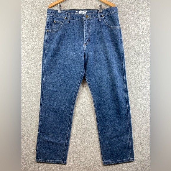 Wrangler 47 advanced comfort jeans regular fit straight leg 
