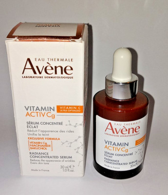 Avene Vitamin Active Cg Radiance Concentrated Serum 1oz NIB EXP 01/2028