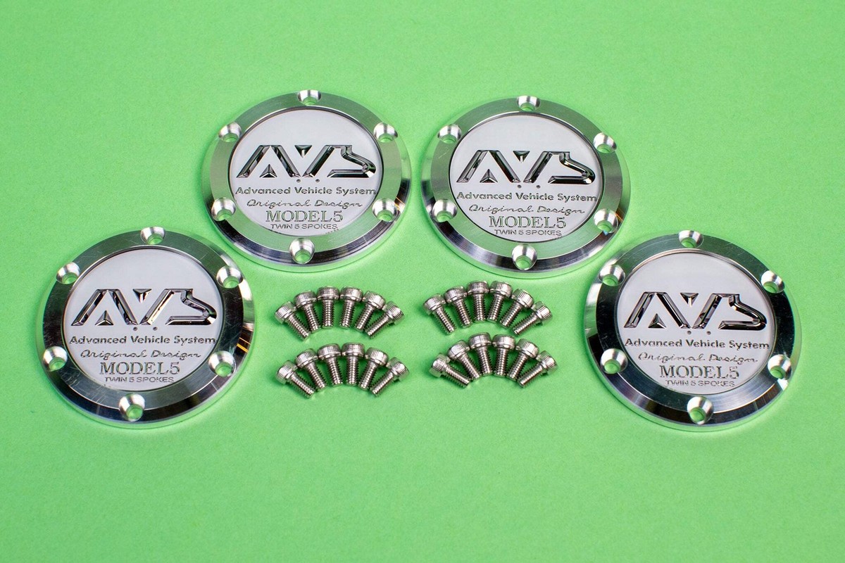 車のパーツ YOKOHAMA AVS model5 Yokohama AVS Model 5 Center Caps | eBay