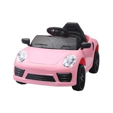 Kids Electric Ride-On Car with Remote Control Swing, Pink, 3-5 Years