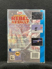 Star Wars Rebel Assault (Sega CD, 1993) Game/Case/Manual