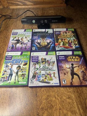 Xbox 360 Kinect Sensor Bar With 6 Kinect Video Games Tested