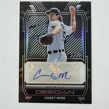 2021 Panini Obsidian Casey Mize Tigers Auto RC