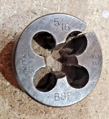 ENGINEERS DIE LAL LTD DIE 5/16'' BSF ENGLAND