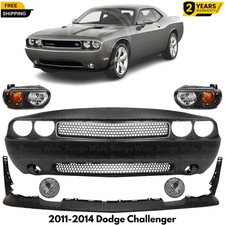 Front Bumper Cover Fascia Grille Assembly Kit For 2011-2014 Dodge Challenger Front Bumper Cover Fascia Grille Assembly Kit For 2011-2014 Dodge Challenger