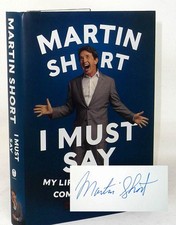 2014 Signed Martin Short Memoir Comedian Canada Hollywood Illustrated  First Ed