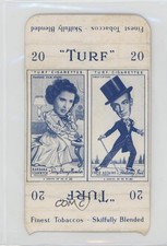 1949 Turf Famous Film Stars Uncut Pairs Barbara Stanwyck Fred Astaire 11bd