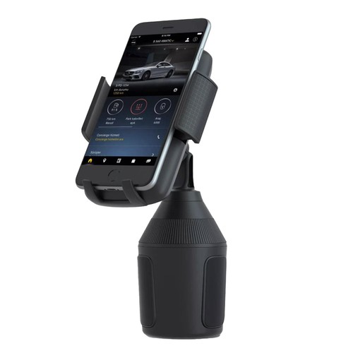 Portabicchieri Auto Supporto Telefono Universale Culla Regolabile Girevole 360° - Foto 2 di 9