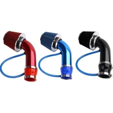 3"Car Cold Air Intake Filter Induction Kit Pipe Aluminum Power Flow Hose System✨