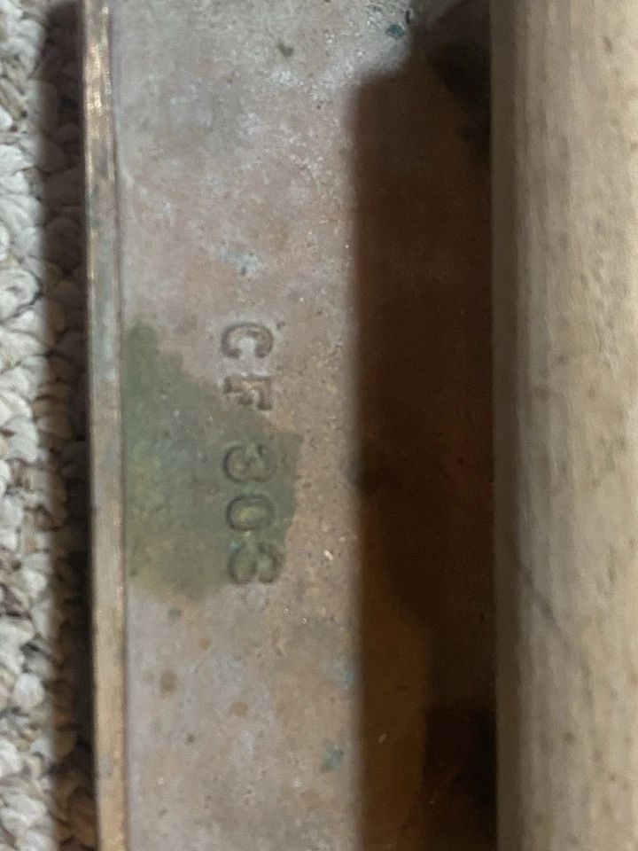 KRAFT TOOL CO #CF-303 Bronze Groover with Wood Handle 6" x 4-1/2" 1/4"R 1/2"D - Image 2 of 4