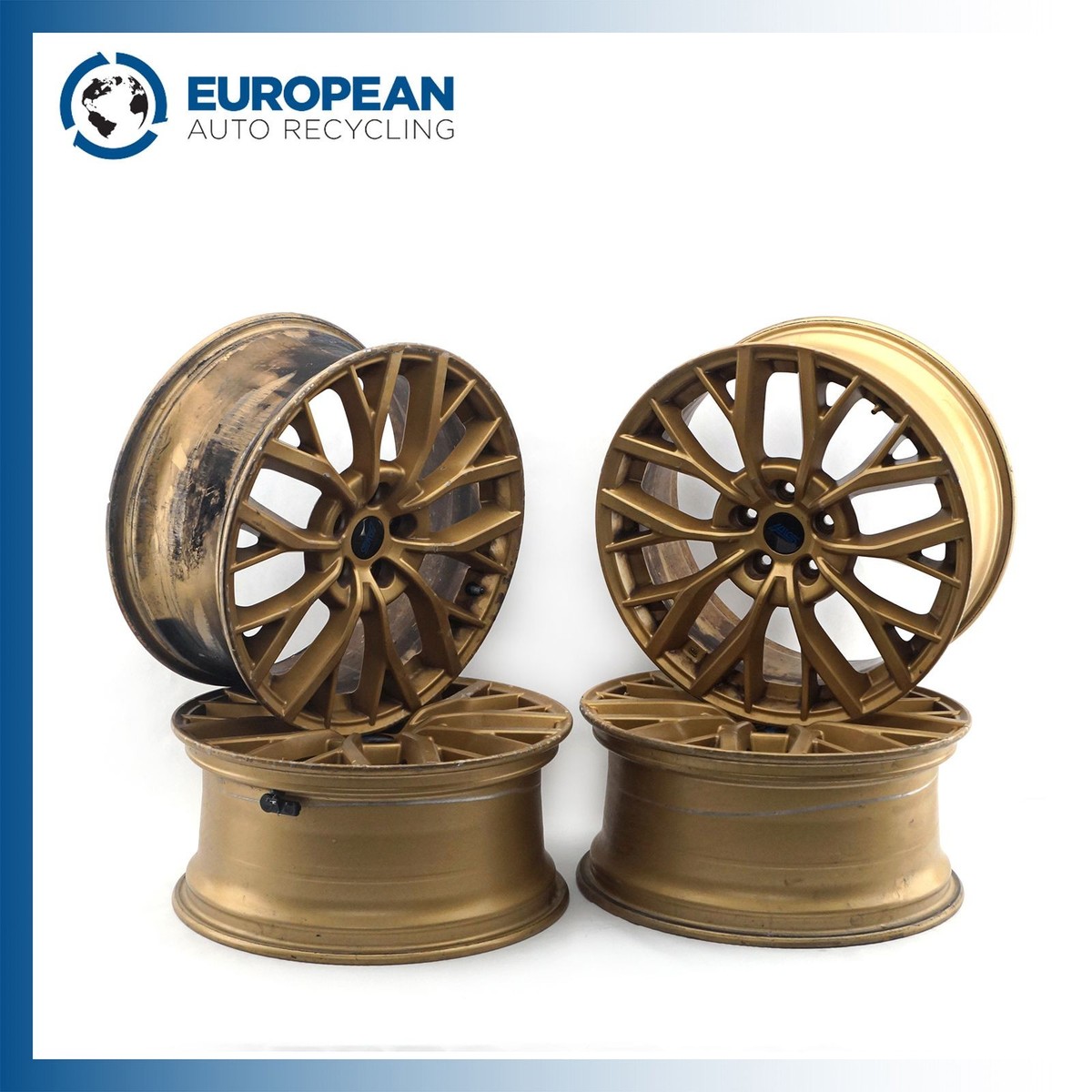 18-21 SUBARU WRX STI 19x8.5 Gold Wheel Rims - OEM SET OF 4