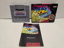 Super GameBoy Super Nintendo SNES Complete in Box CIB