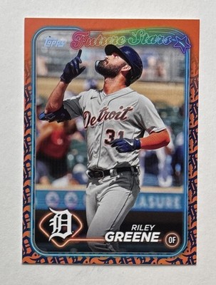 2024 Topps Series 1 Riley Greene Team Color Parallel SP #274 CASE HIT
