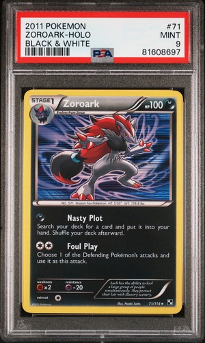 Zoroark graded PSA 9 for sale on eBay
